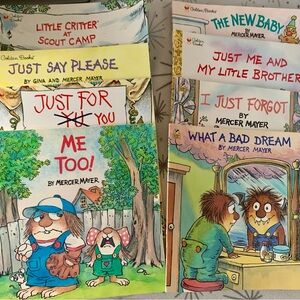 Little Critter by Mercer Mayer. Lot of 8 vintage books in Excellent condition.